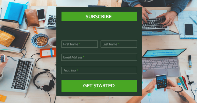 Signup Widget