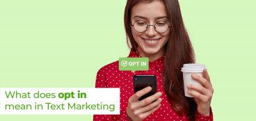 What does opt mean in text marketing?