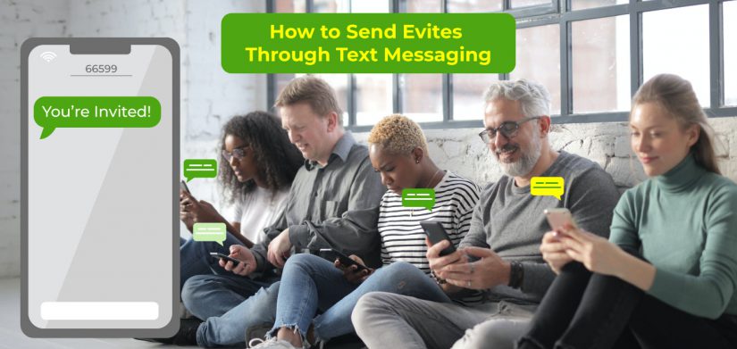 how to send evites through text