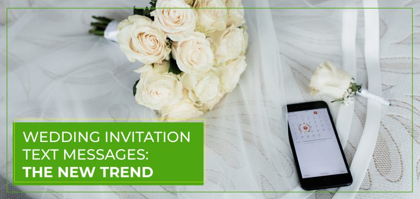 Wedding Invitation Text Messages: The New Trend